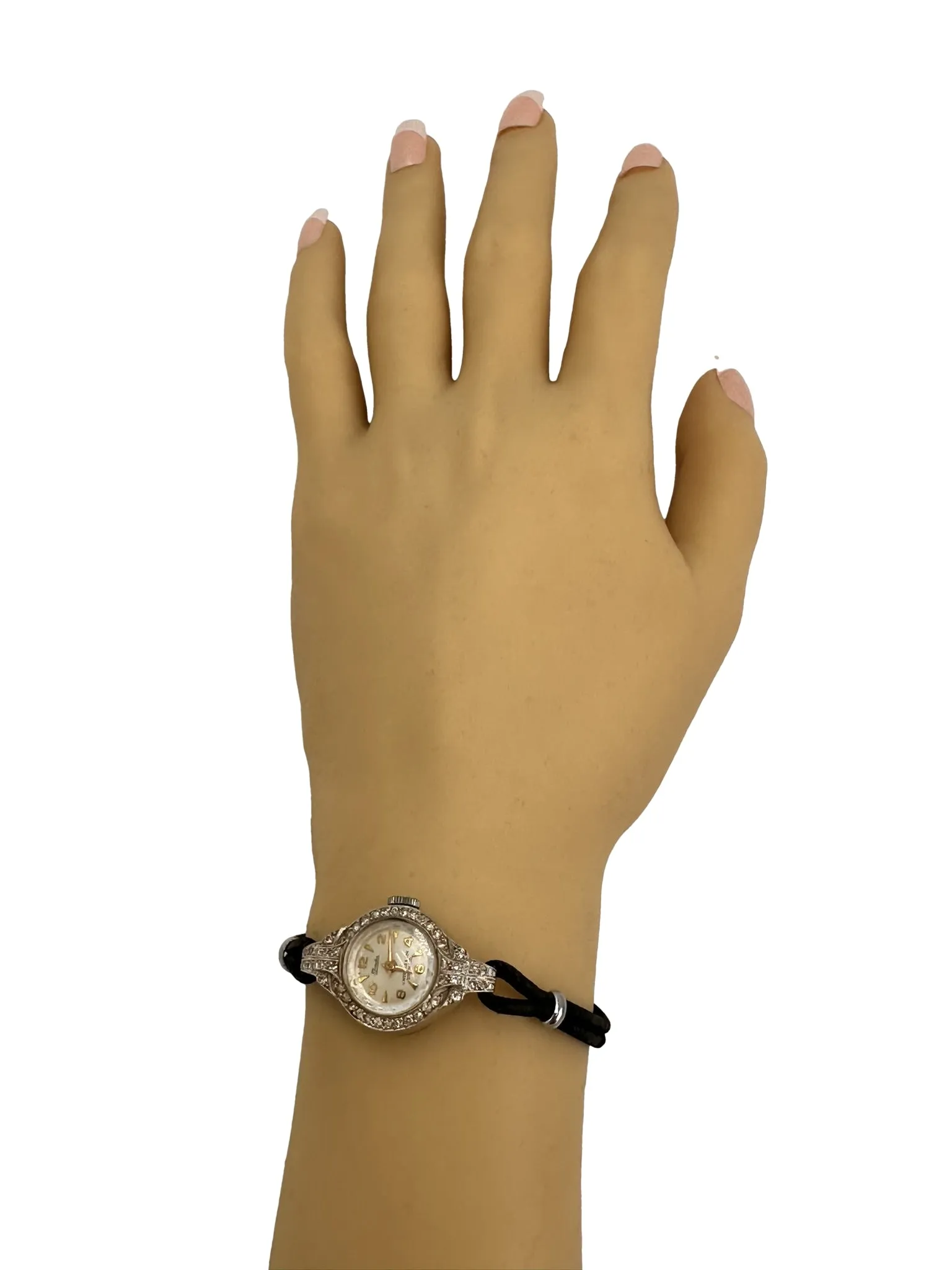 Platinum 44 Stone Diamond Mondia Ladies Watch