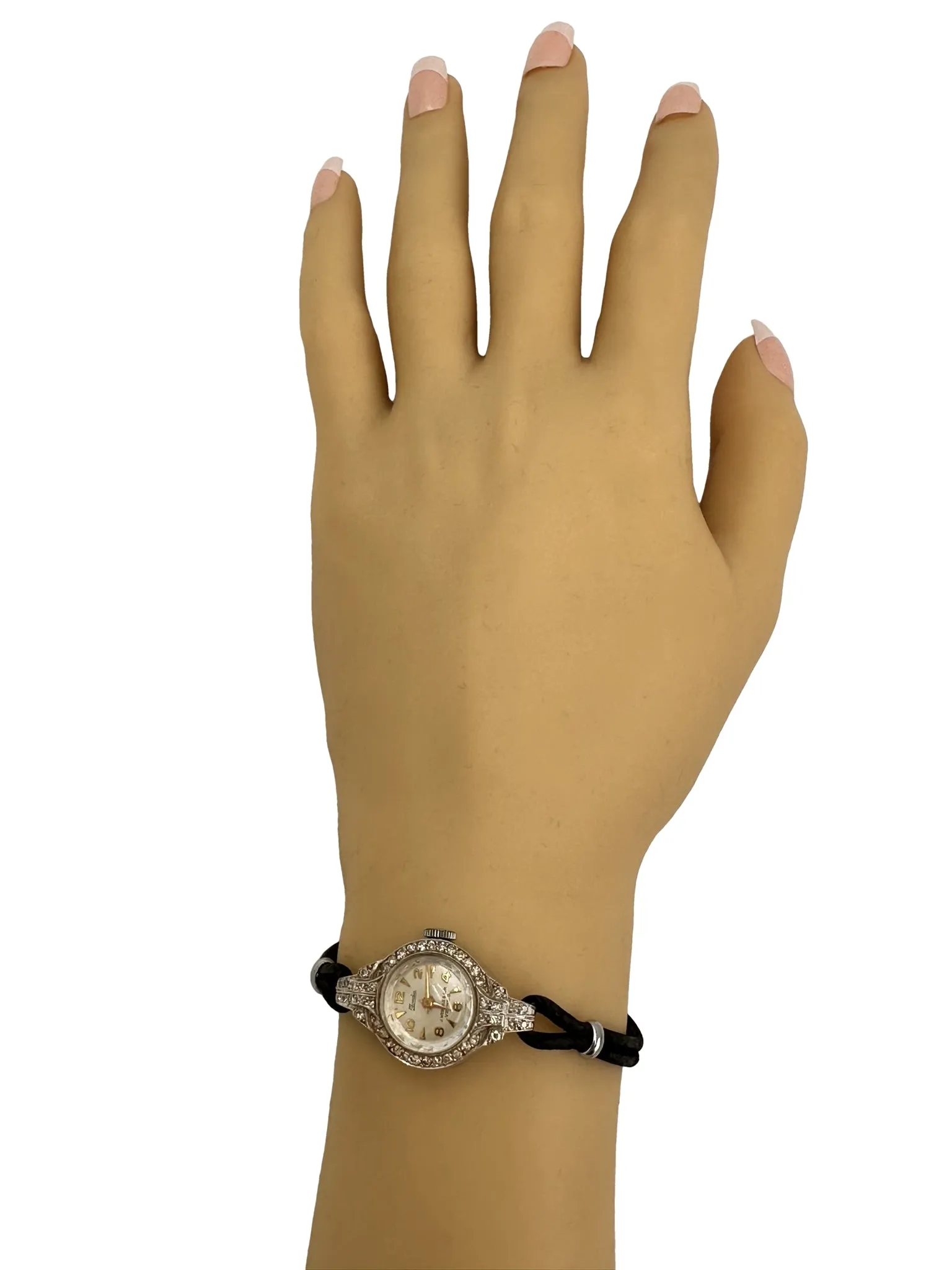 Platinum 44 Stone Diamond Mondia Ladies Watch