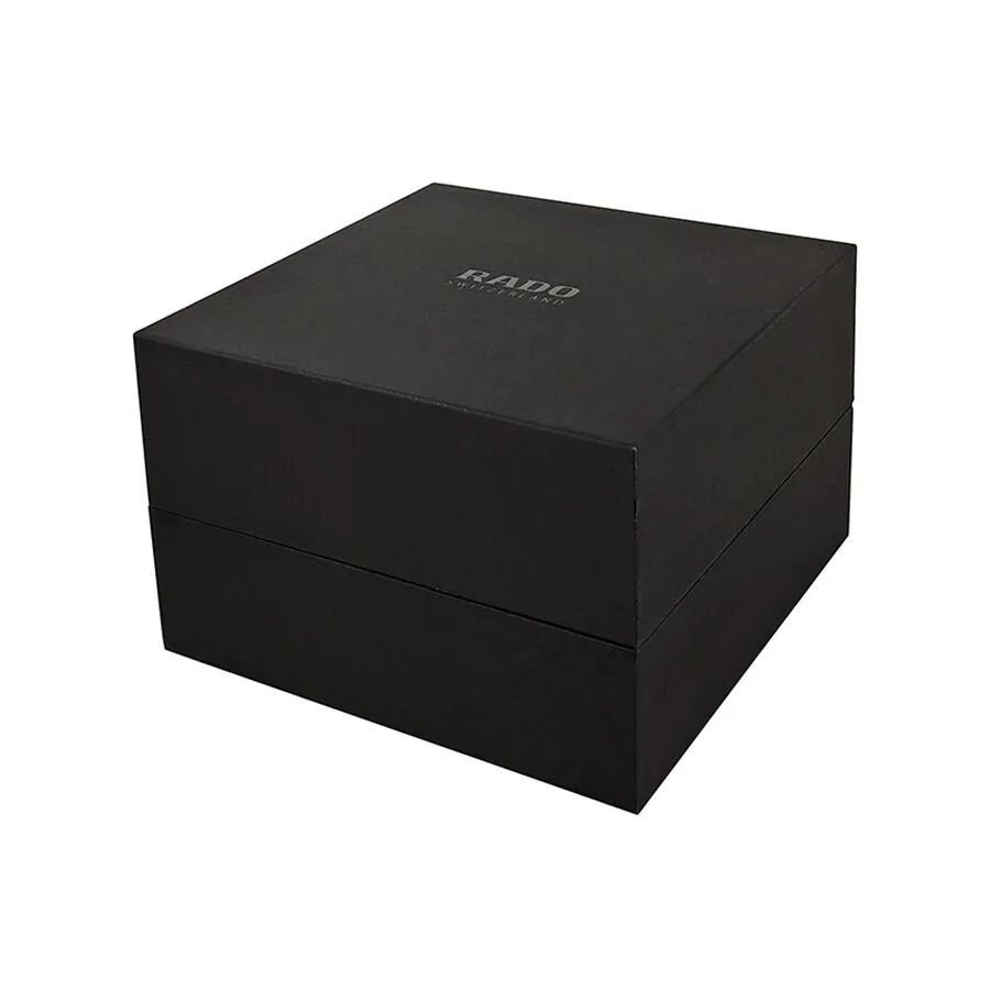 Rado True Thinline Black Dial Black Ceramic Ladies Watch R27742712