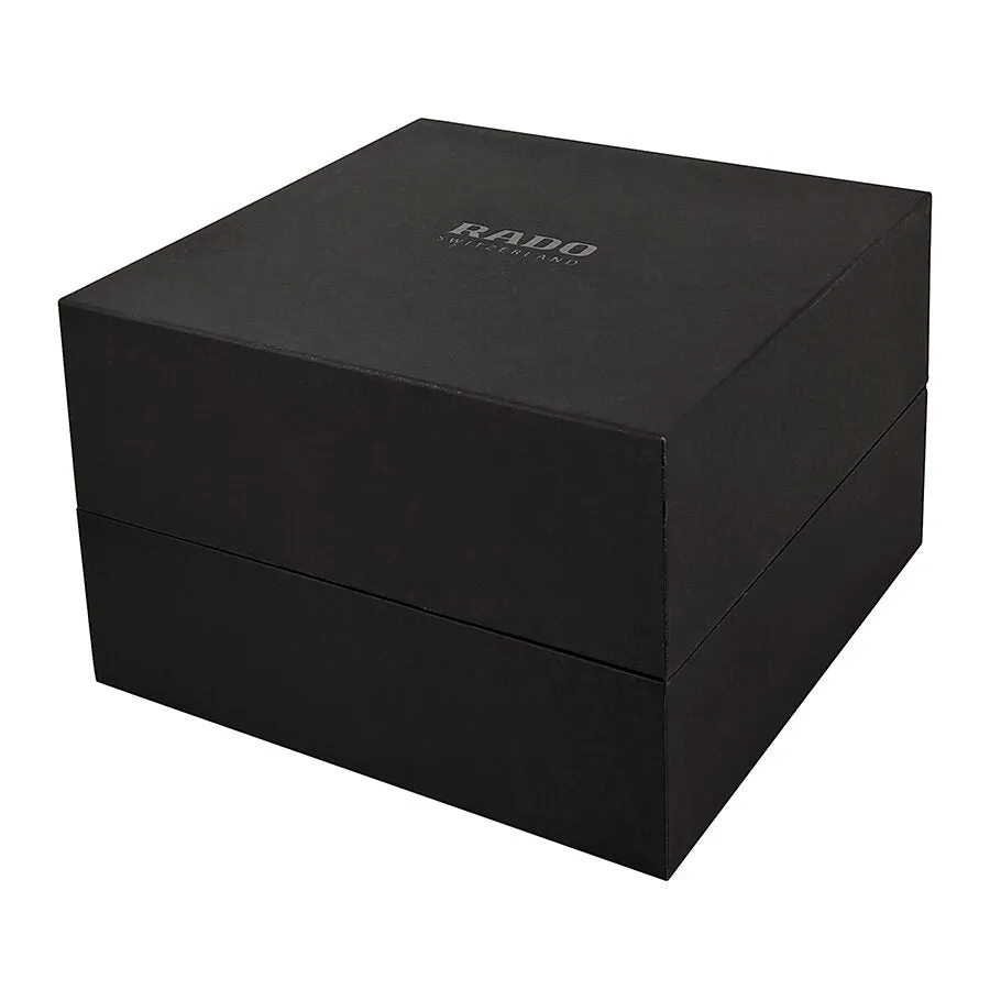 Rado True Thinline Black Dial Gunmetal Ceramic Ladies Watch R27956152