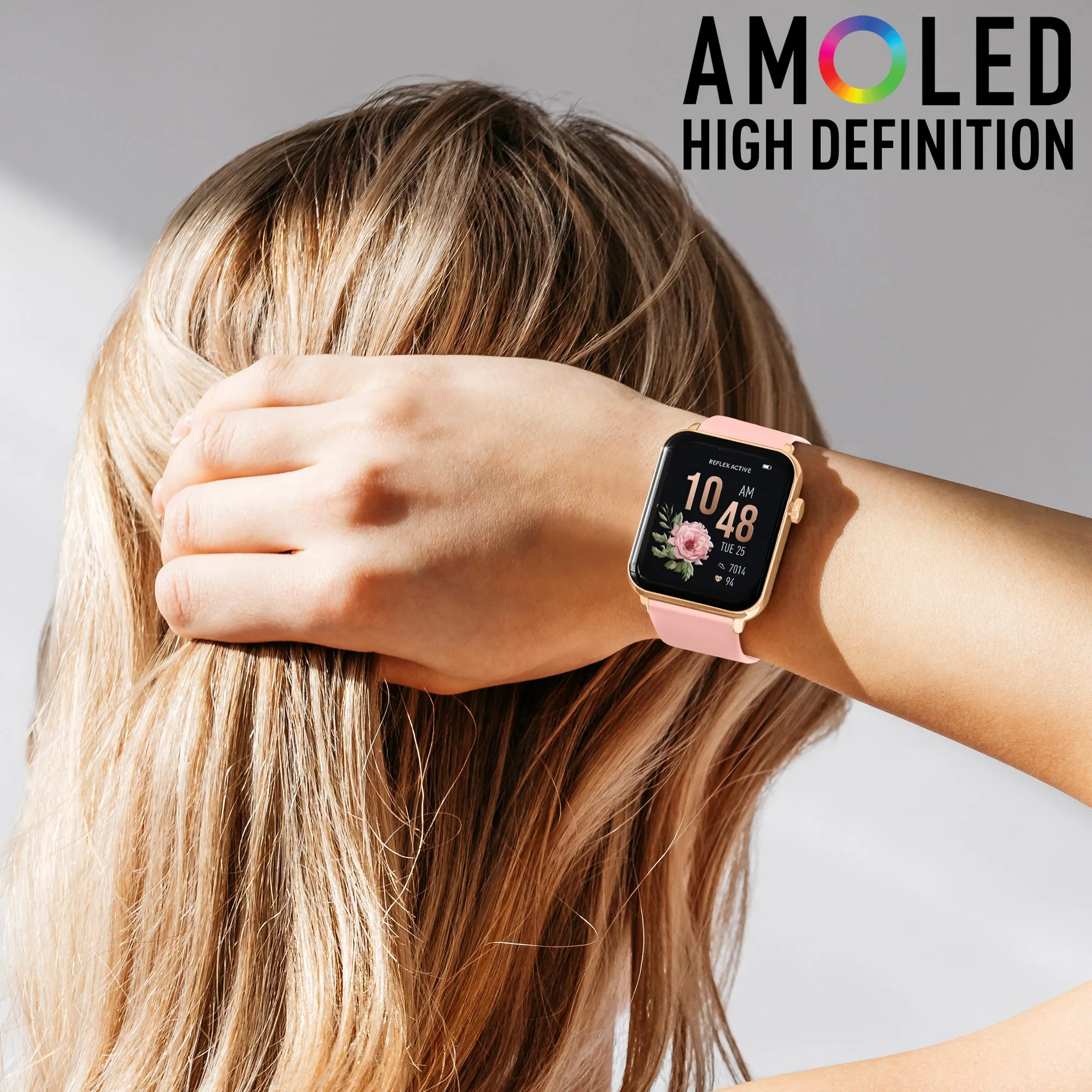 Reflex Active Series 30 Amoled Rose Case & Pink Silicon Strap RA30-2188
