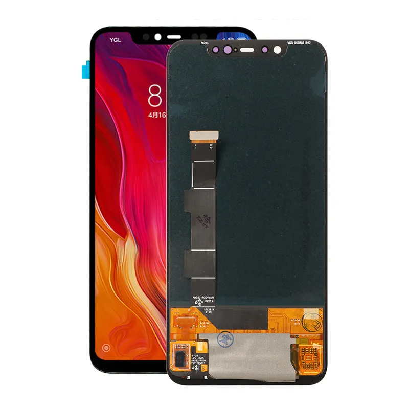 Replacement for Xiaomi MI 8 Mi8 Super Amoled LCD Display Touch Screen Assembly Black M1803E1A