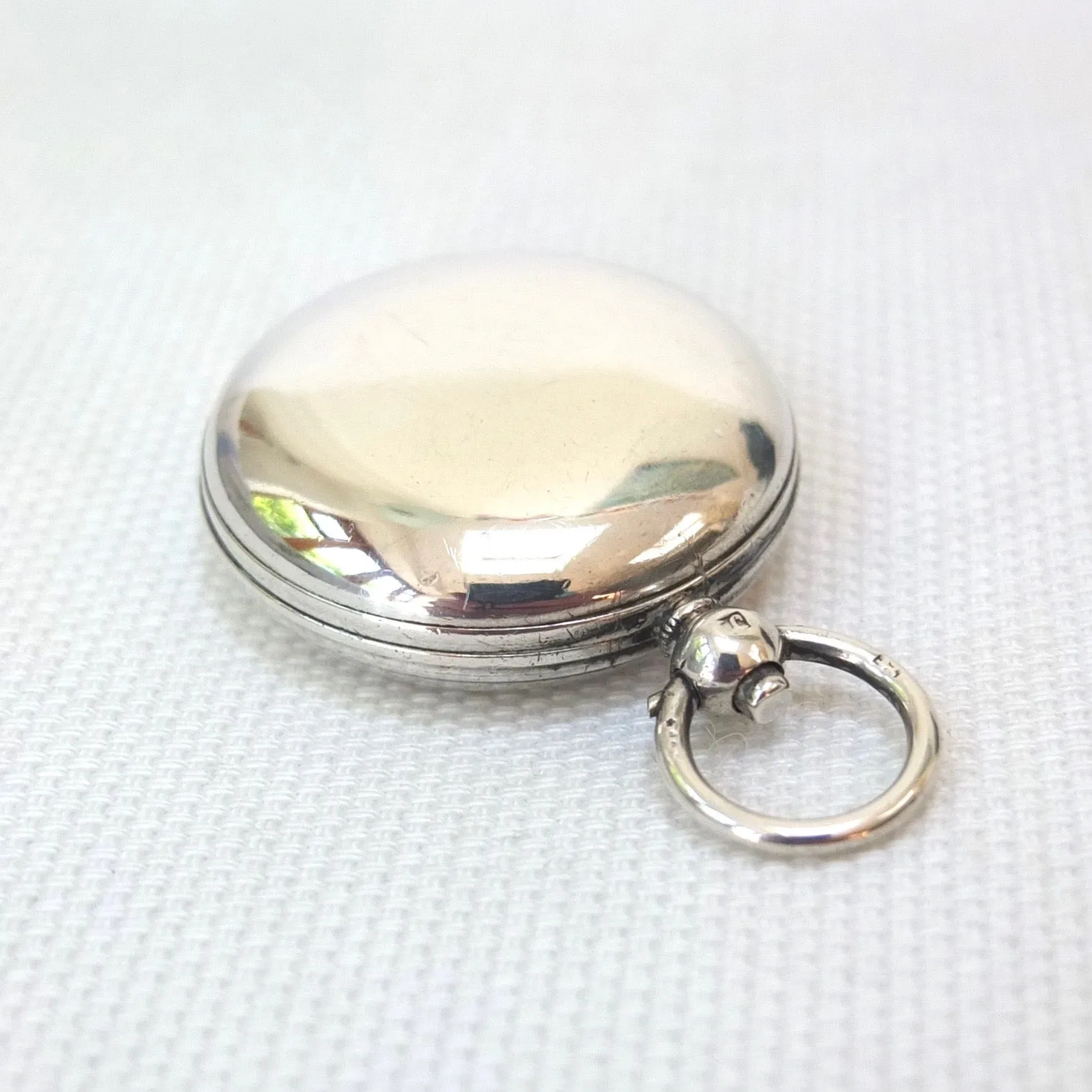 Richard Oliver Silver Pocket Compass (1856)