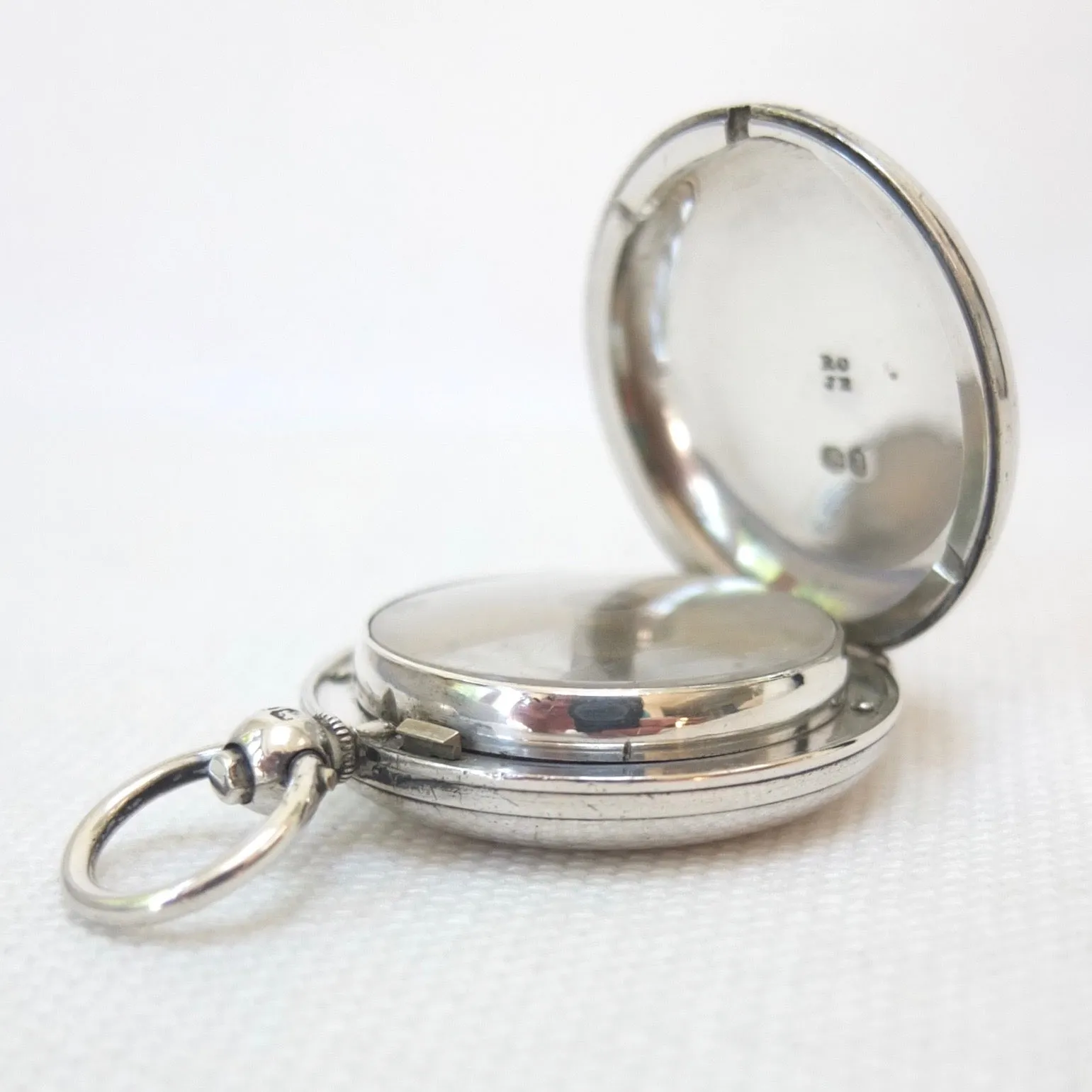 Richard Oliver Silver Pocket Compass (1856)