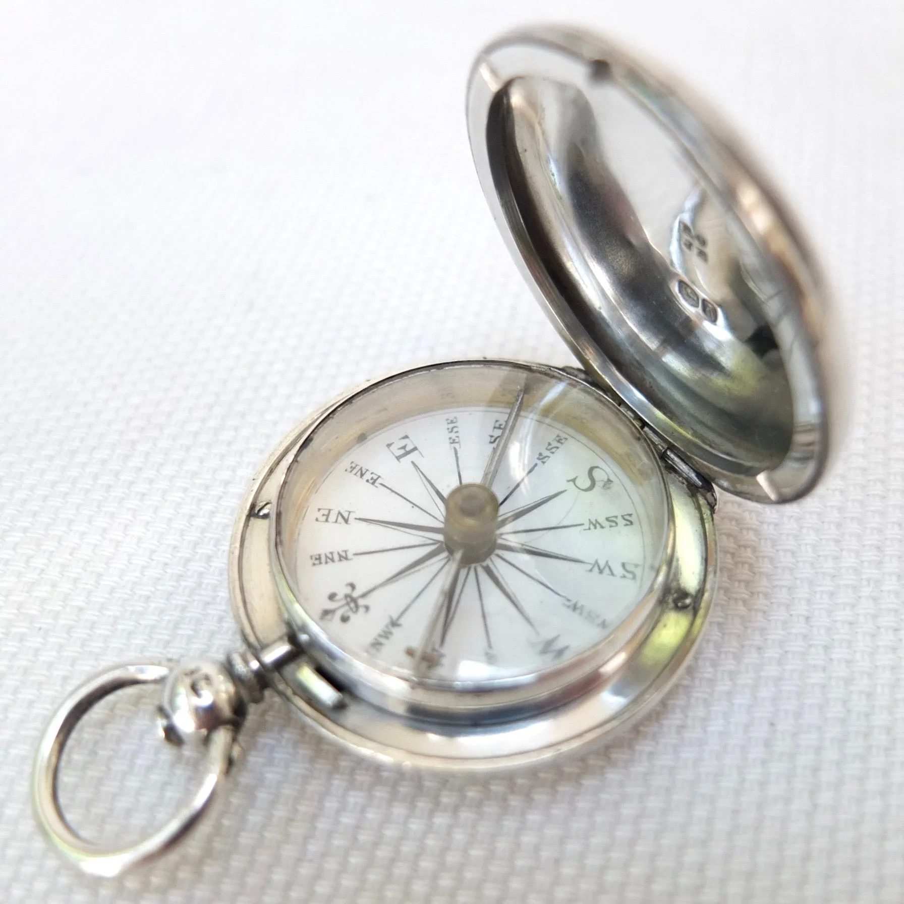 Richard Oliver Silver Pocket Compass (1856)