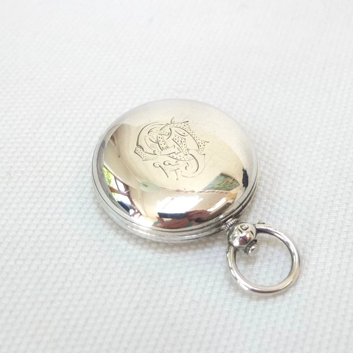 Richard Oliver Silver Pocket Compass (1856)