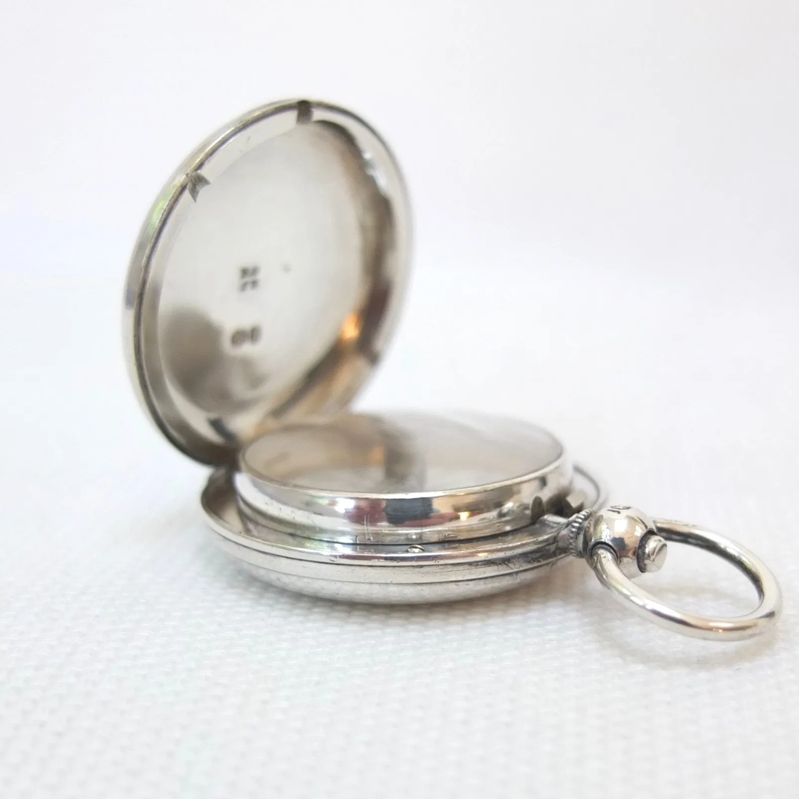 Richard Oliver Silver Pocket Compass (1856)
