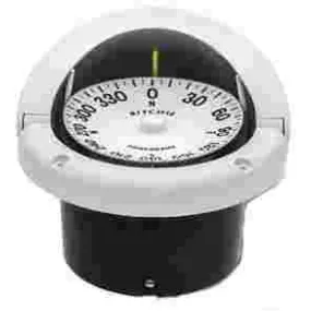 Ritchie Helmsman Flush Open White Compass