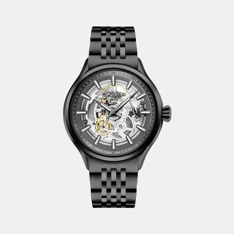 Roamer - 101663 40 55 10N - Competence Skeleton Male Steel Watch