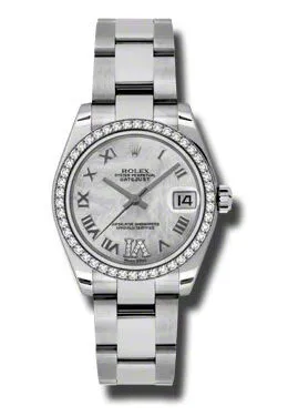 Rolex Datejust Lady 31 Mother Of Pearl Dial Stainless Steel Oyster Bracelet Automatic Watch 178384MRDO