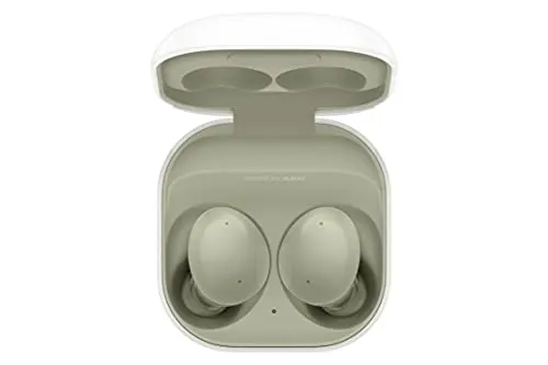 SAMSUNG Galaxy Buds 2 True Wireless Earbuds Noise Cancelling Ambient Sound Bluetooth Lightweight Comfort Fit Touch Control US Version, Olive Green