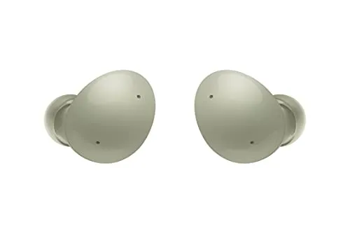 SAMSUNG Galaxy Buds 2 True Wireless Earbuds Noise Cancelling Ambient Sound Bluetooth Lightweight Comfort Fit Touch Control US Version, Olive Green