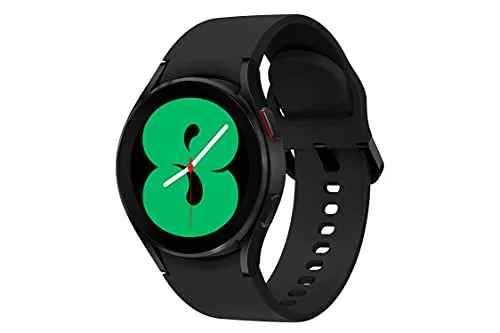SAMSUNG Galaxy Watch 4 40mm Smartwatch with ECG Monitor Tracker for Health, Fitness, Running, Sleep Cycles, GPS Fall Detection, LTE, US Version, Black