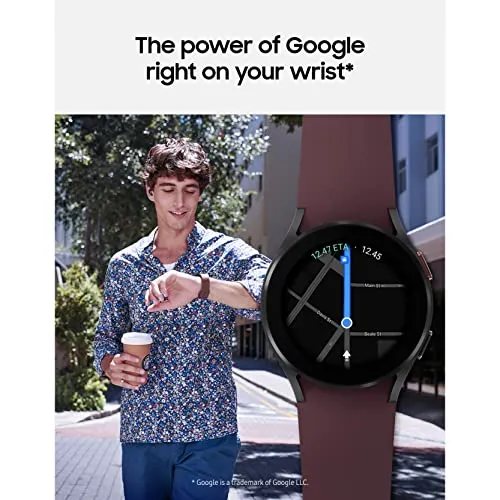 SAMSUNG Galaxy Watch 4 40mm Smartwatch with ECG Monitor Tracker for Health, Fitness, Running, Sleep Cycles, GPS Fall Detection, LTE, US Version, Black