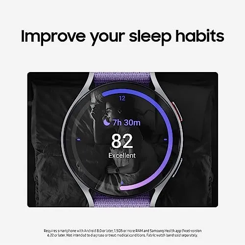 SAMSUNG Galaxy Watch 6 40mm LTE Smartwatch, Fitness Tracker, Personalized HR Zones, Advanced Sleep Coaching, Heart Monitor, BIA Sensor for Health Wellness Insights, Big Screen, US Version, Graphite