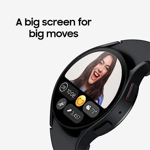 SAMSUNG Galaxy Watch 6 40mm LTE Smartwatch, Fitness Tracker, Personalized HR Zones, Advanced Sleep Coaching, Heart Monitor, BIA Sensor for Health Wellness Insights, Big Screen, US Version, Graphite