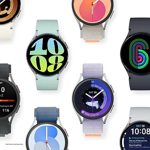 SAMSUNG Galaxy Watch 6 40mm LTE Smartwatch, Fitness Tracker, Personalized HR Zones, Advanced Sleep Coaching, Heart Monitor, BIA Sensor for Health Wellness Insights, Big Screen, US Version, Graphite