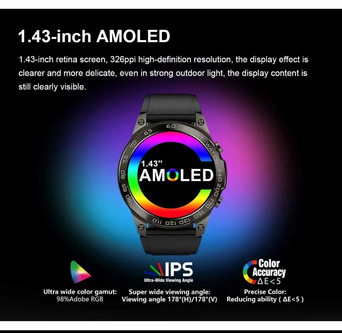 Senbono DM 50 Amoled Black