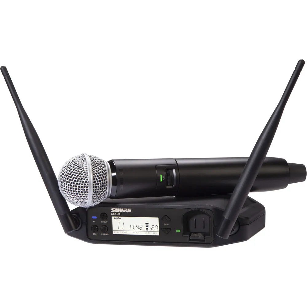 Shure GLXD24 /SM58-Z3 Dual-Band Digital Wireless Microphone System w/ SM58