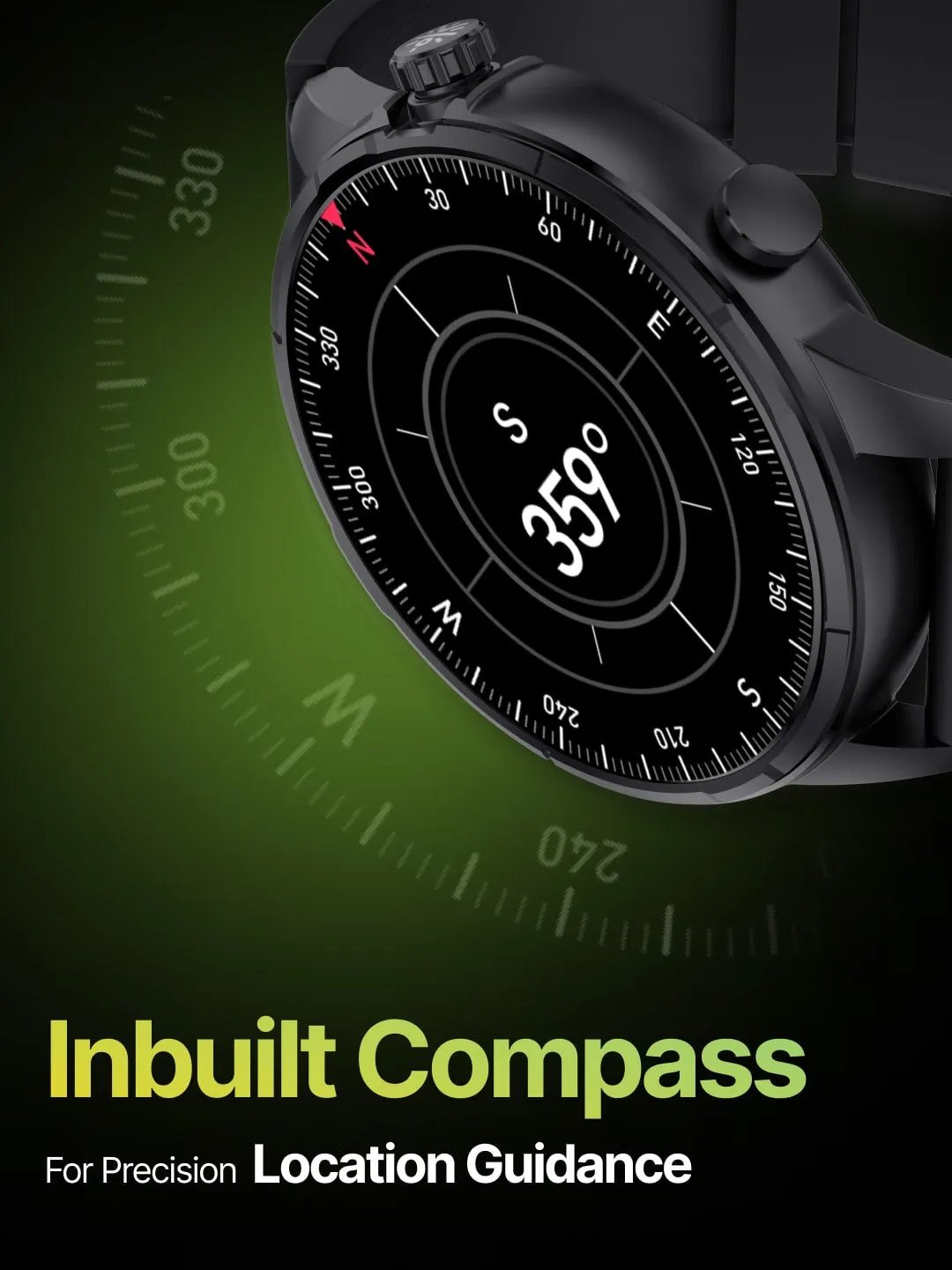Sprint Running smartwatch with Built-in Turbo Track GPS, Multi-GNSS, Glonass, Galileo & Beidou, 1.43” AMOLED Display