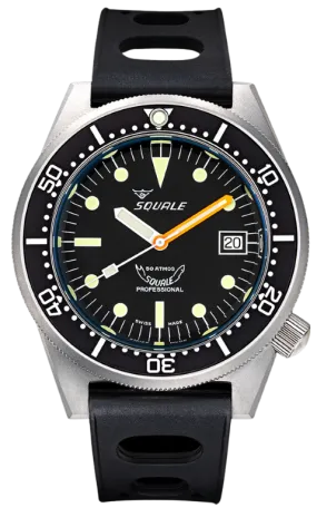 Squale 50 Atmos Black Blasted 1521-026/A 1521BKBL.NT