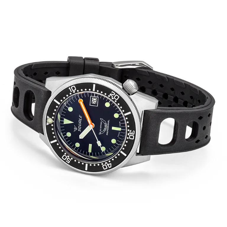 Squale 50 Atmos Black Blasted 1521-026/A 1521BKBL.NT