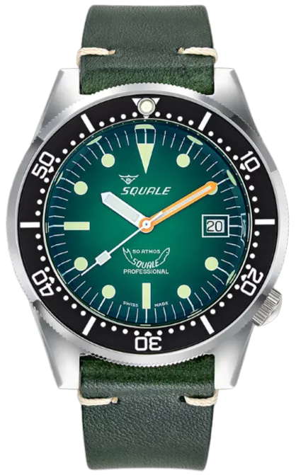 Squale 50 Atmos Green 1521 1521PROFGR.PVE
