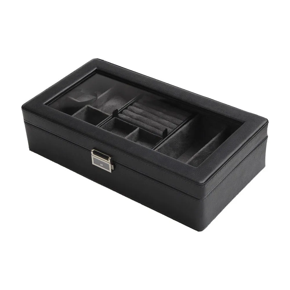 StitchesandTweed Watch and Accessories Organizer Matte Leatherette Case
