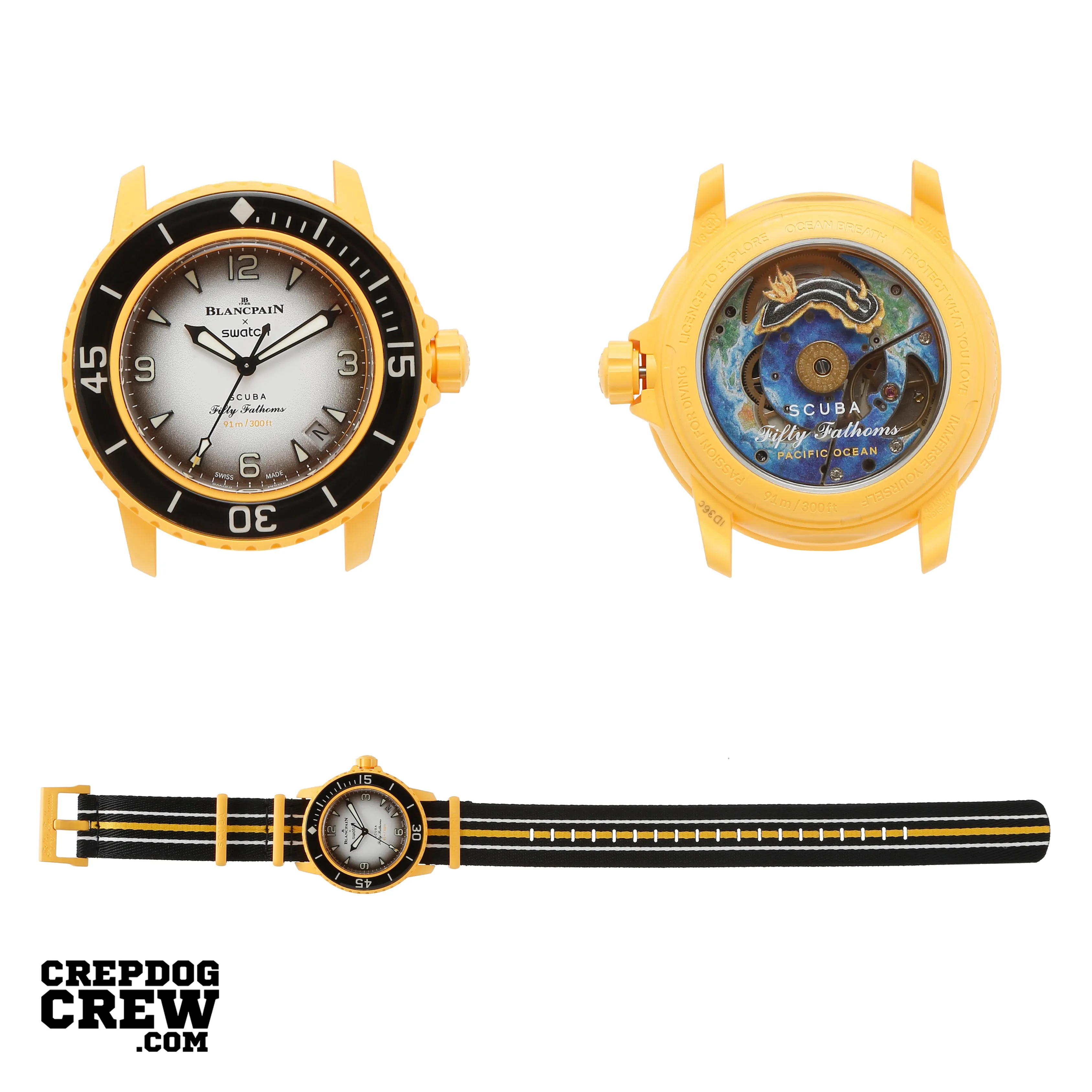 Swatch x Blancpain Bioceramic Scuba Fifty Fathoms Pacific Ocean