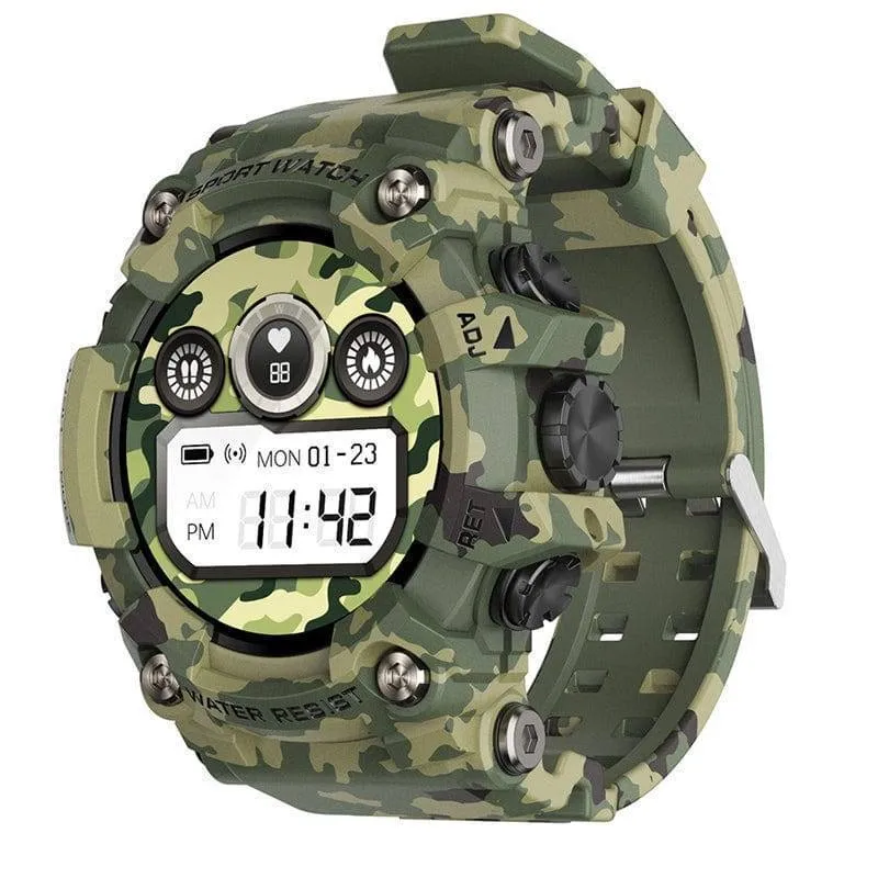 Tactical Heart Rate Men Watch