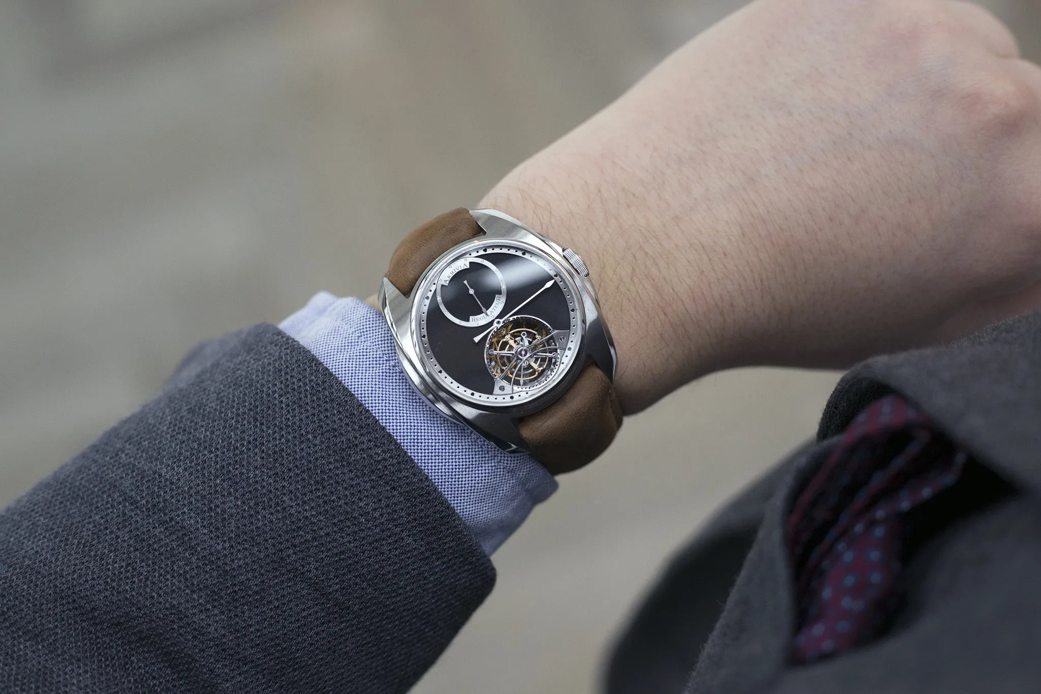 Tourbillon Régulateur | Steel