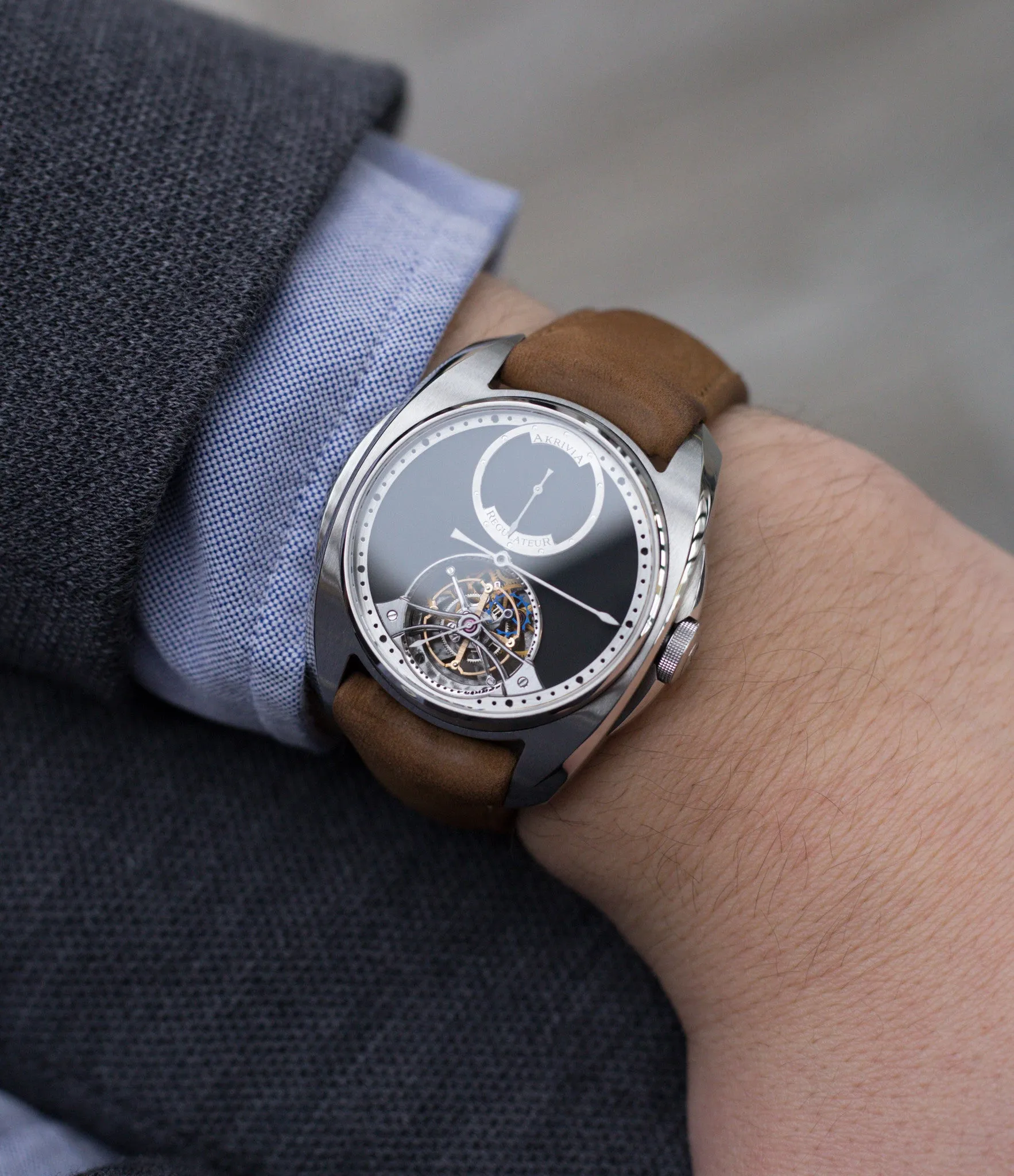Tourbillon Régulateur | Steel
