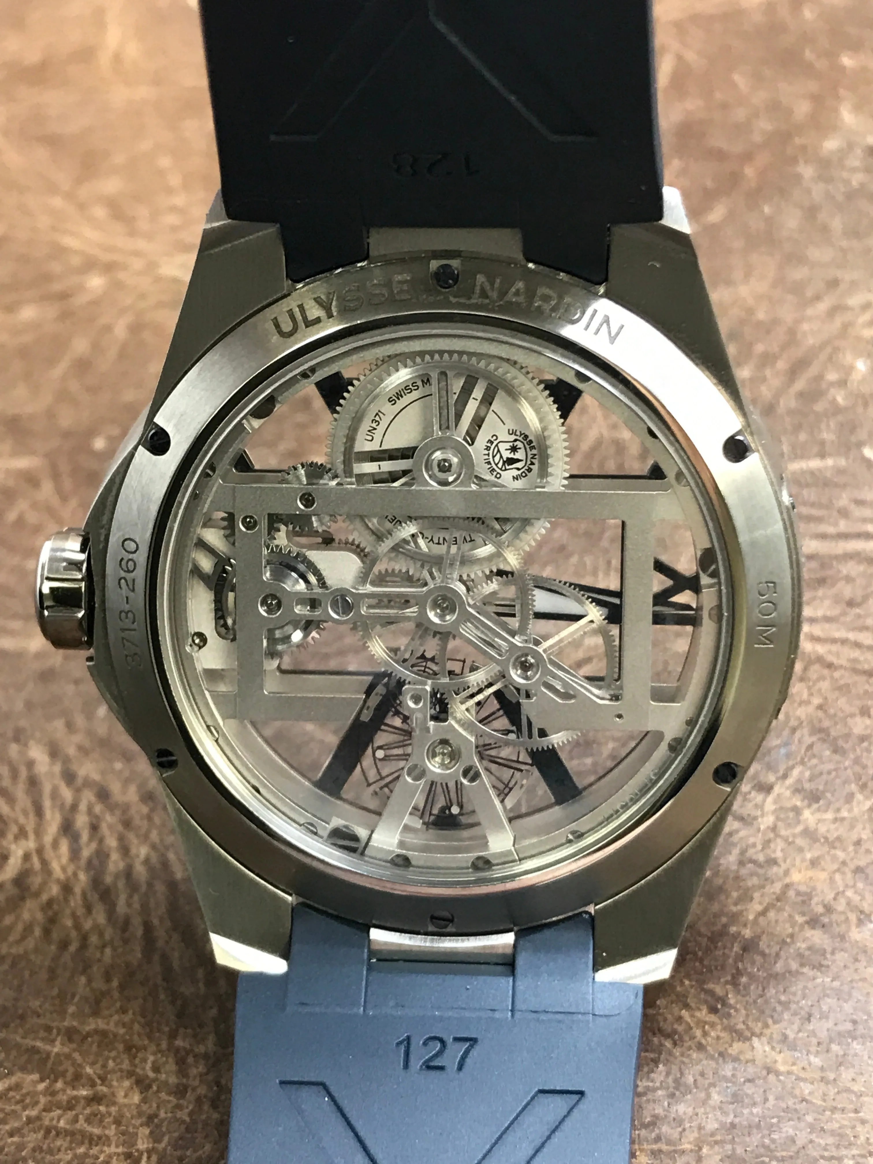 Ulysse Nardin Blast Skeleton X 3713-260/03 Skeletonized Dial Manual-wind Men's Watch