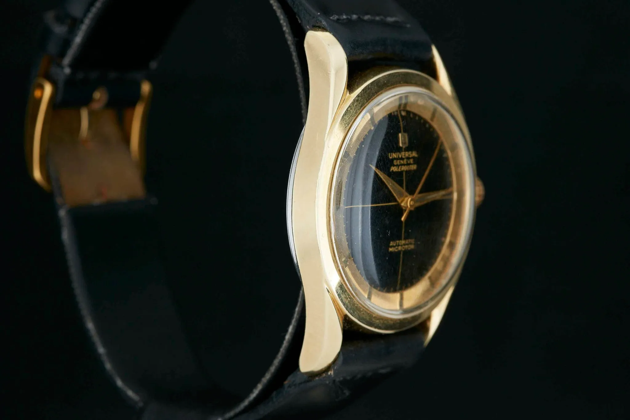 Universal Genève Polerouter  Gold Plate