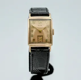 Vintage 1942 ELGIN Watch Ref. 6512E Grade 557 15 Jewels U.S.A. Made Wristwatch