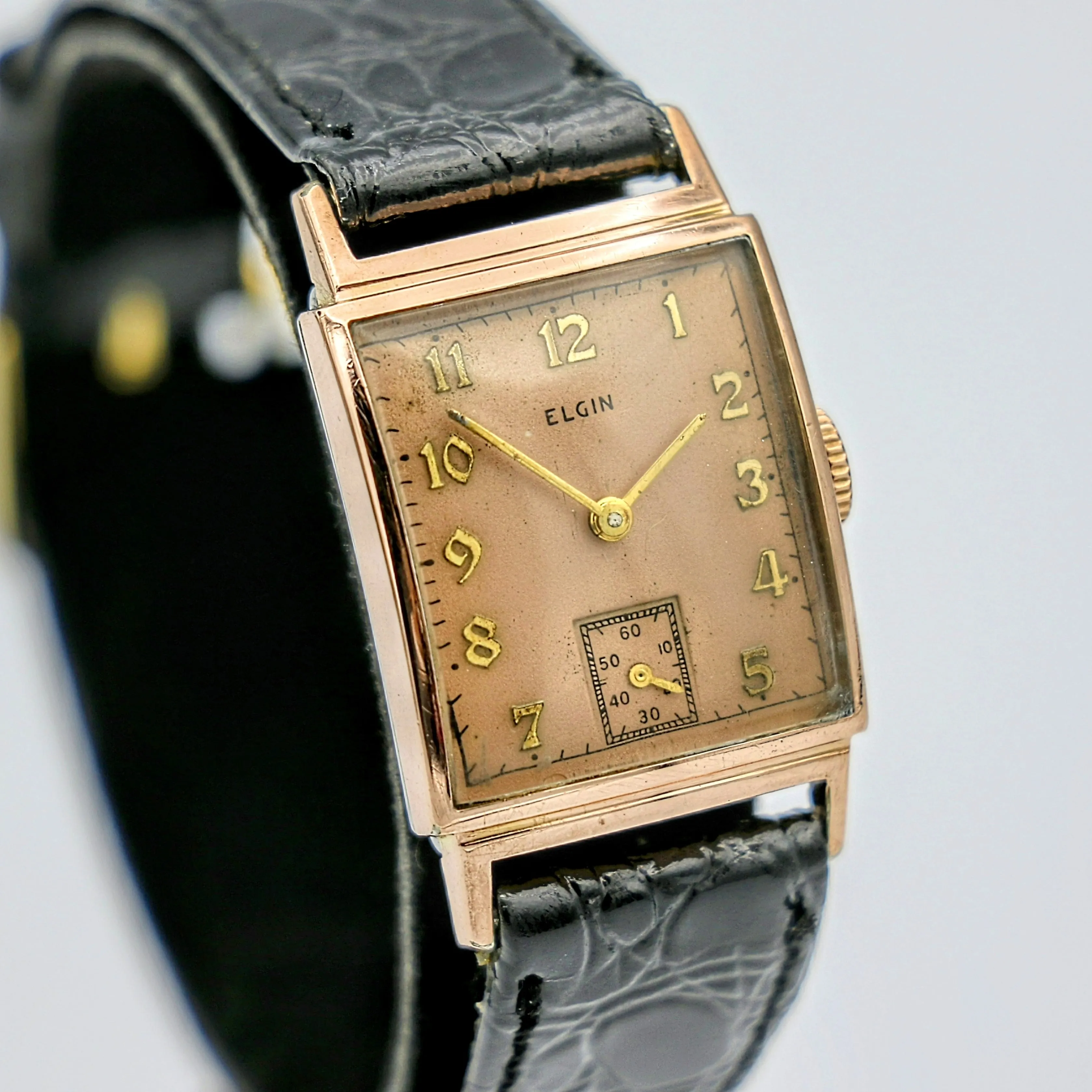 Vintage 1942 ELGIN Watch Ref. 6512E Grade 557 15 Jewels U.S.A. Made Wristwatch