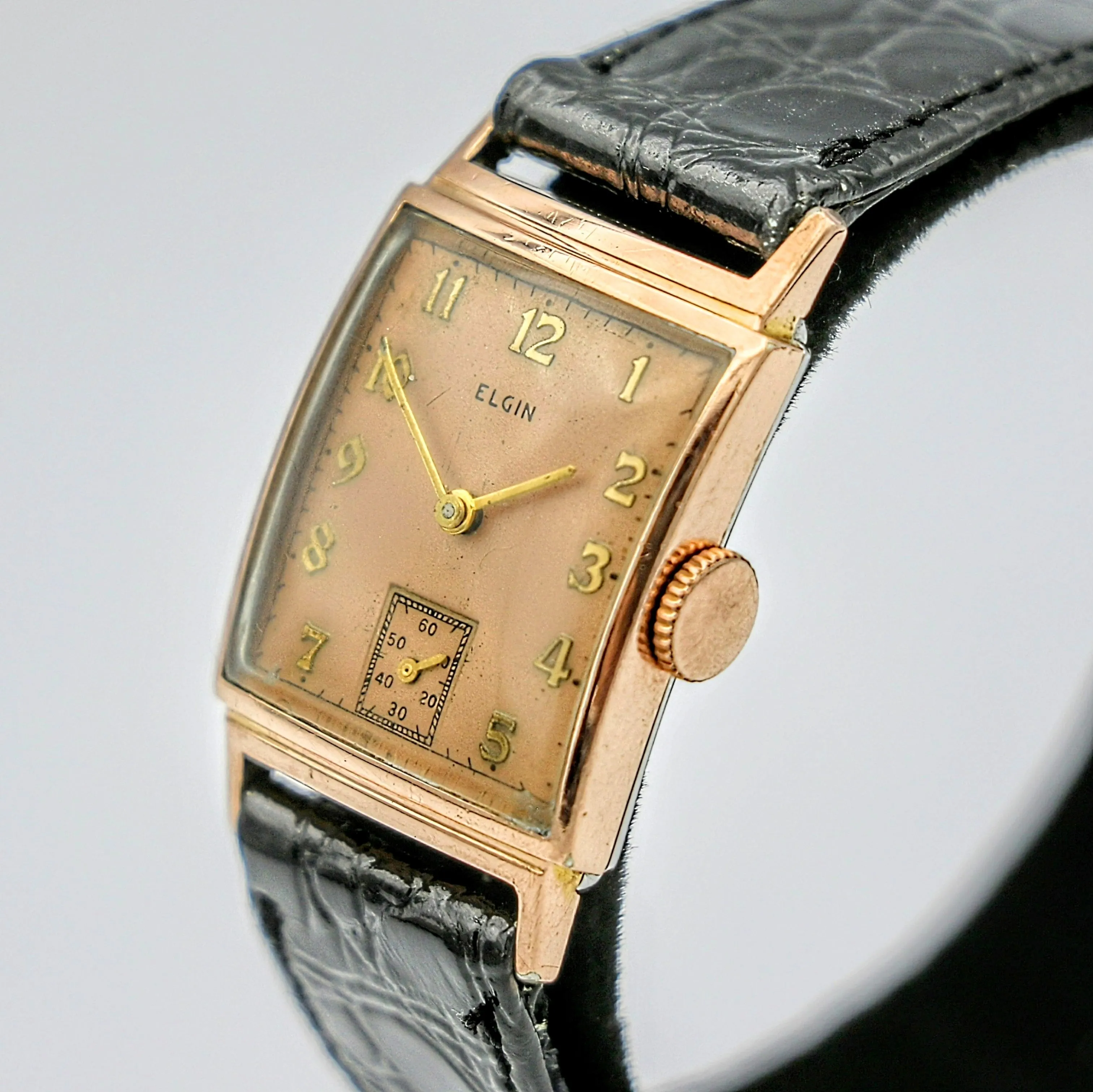 Vintage 1942 ELGIN Watch Ref. 6512E Grade 557 15 Jewels U.S.A. Made Wristwatch