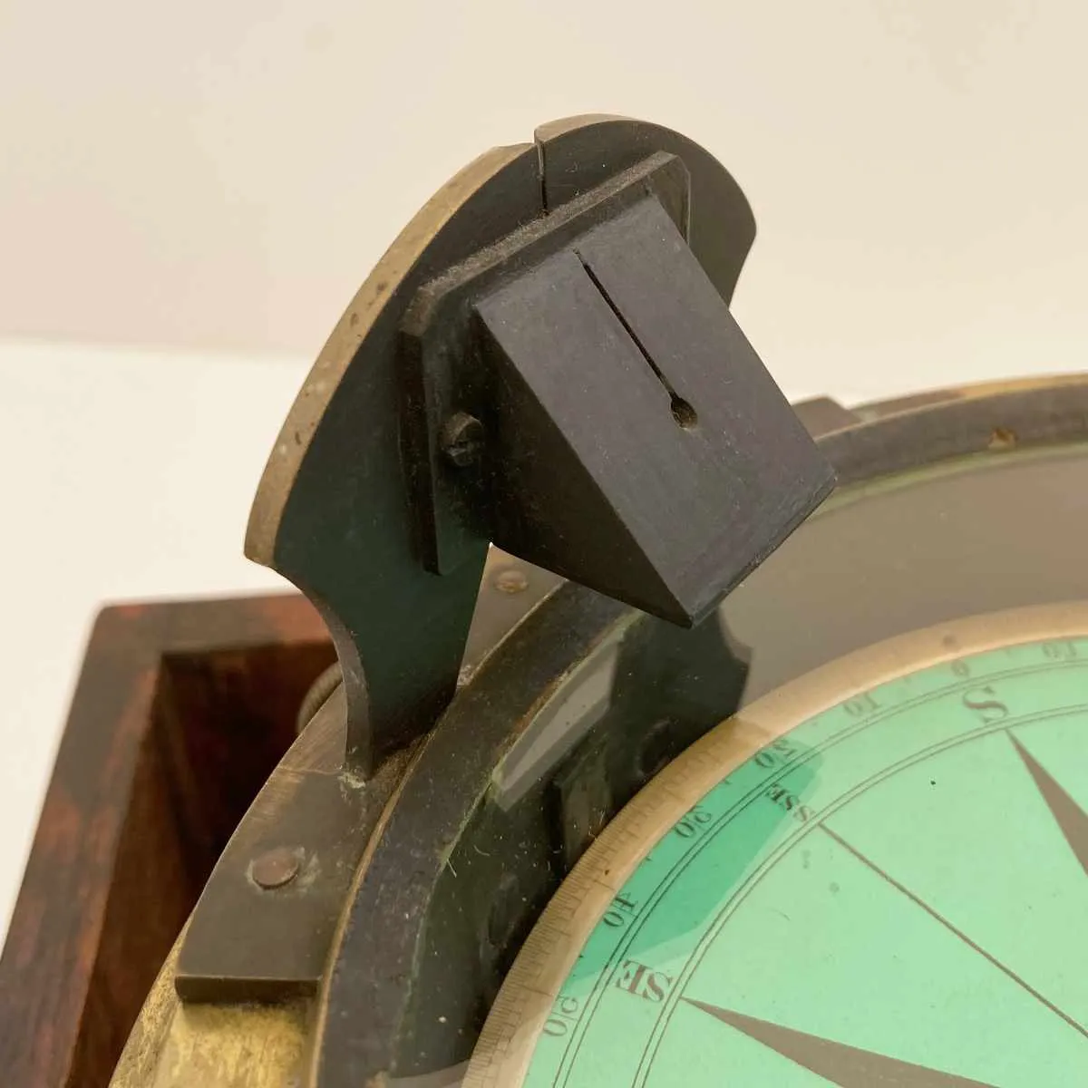 William IV Dry Card Marine Sighting Compass by Hemsley of Tower Hill London