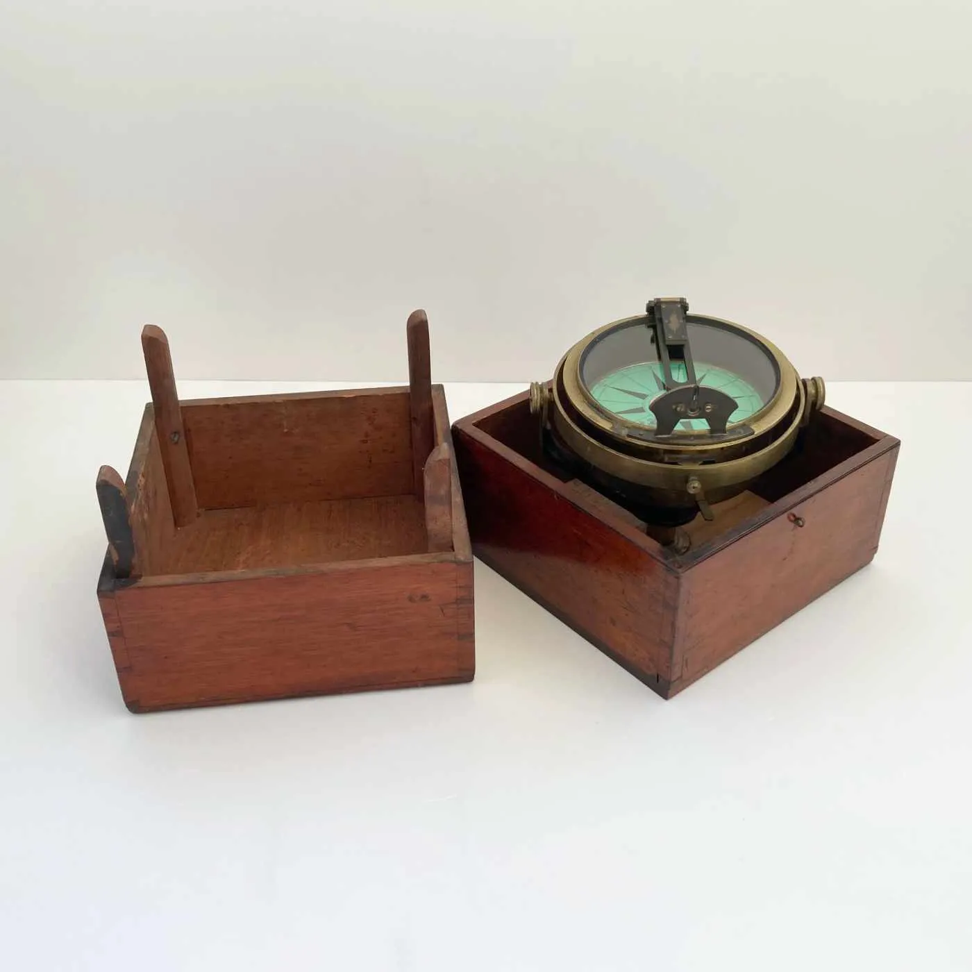 William IV Dry Card Marine Sighting Compass by Hemsley of Tower Hill London