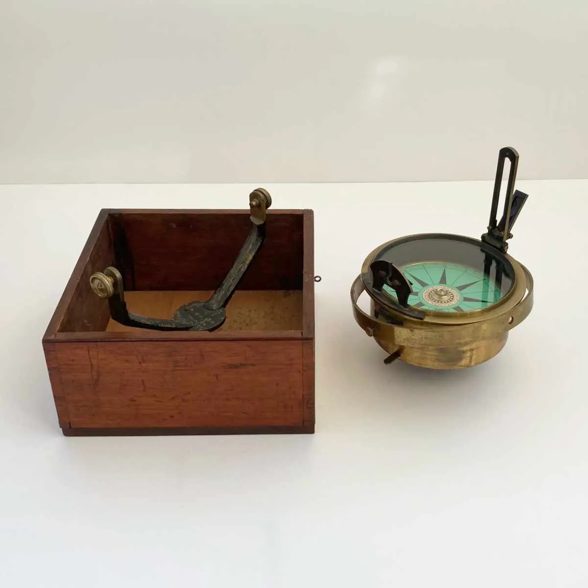 William IV Dry Card Marine Sighting Compass by Hemsley of Tower Hill London