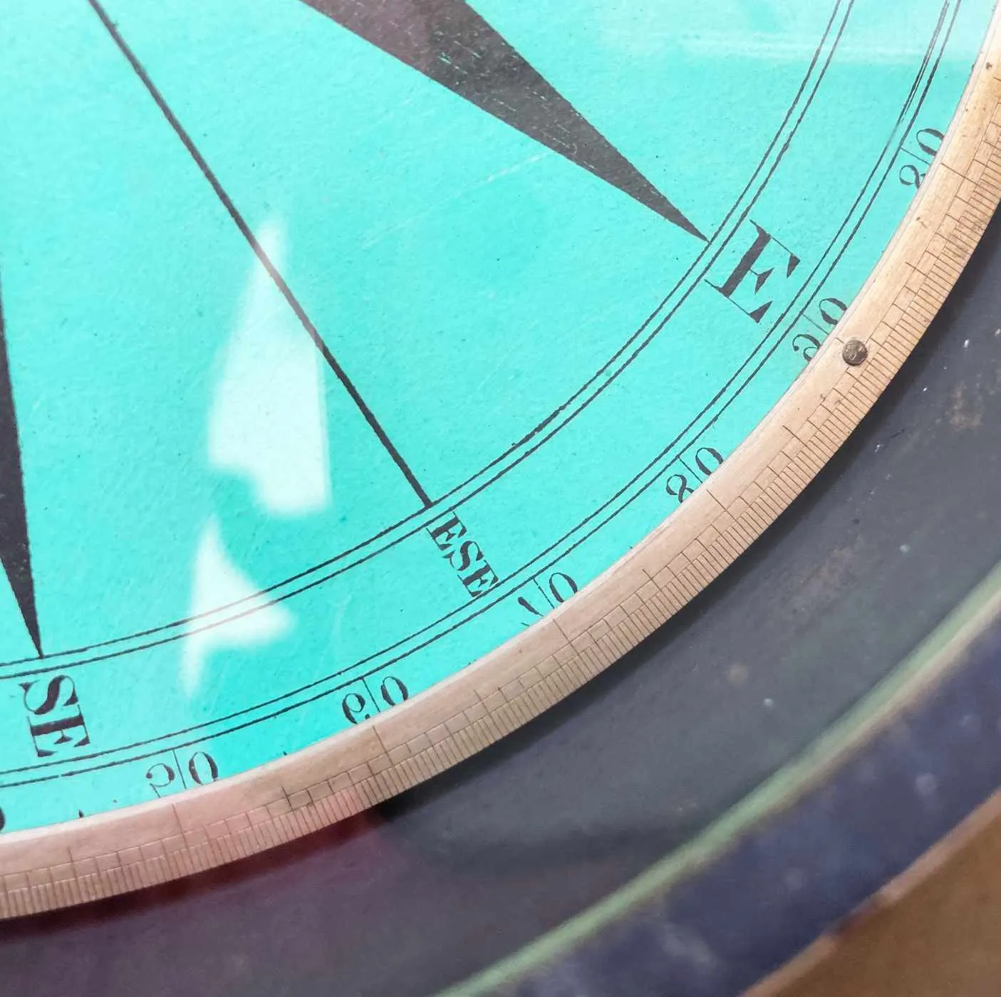 William IV Dry Card Marine Sighting Compass by Hemsley of Tower Hill London