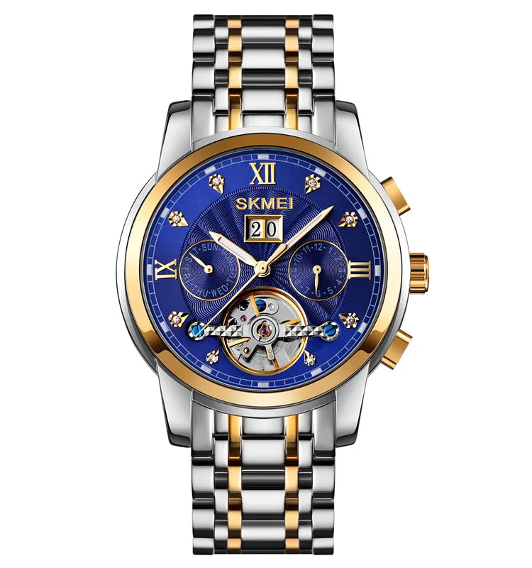 Window tourbillon hollowed out bottom cover watch W23M0829
