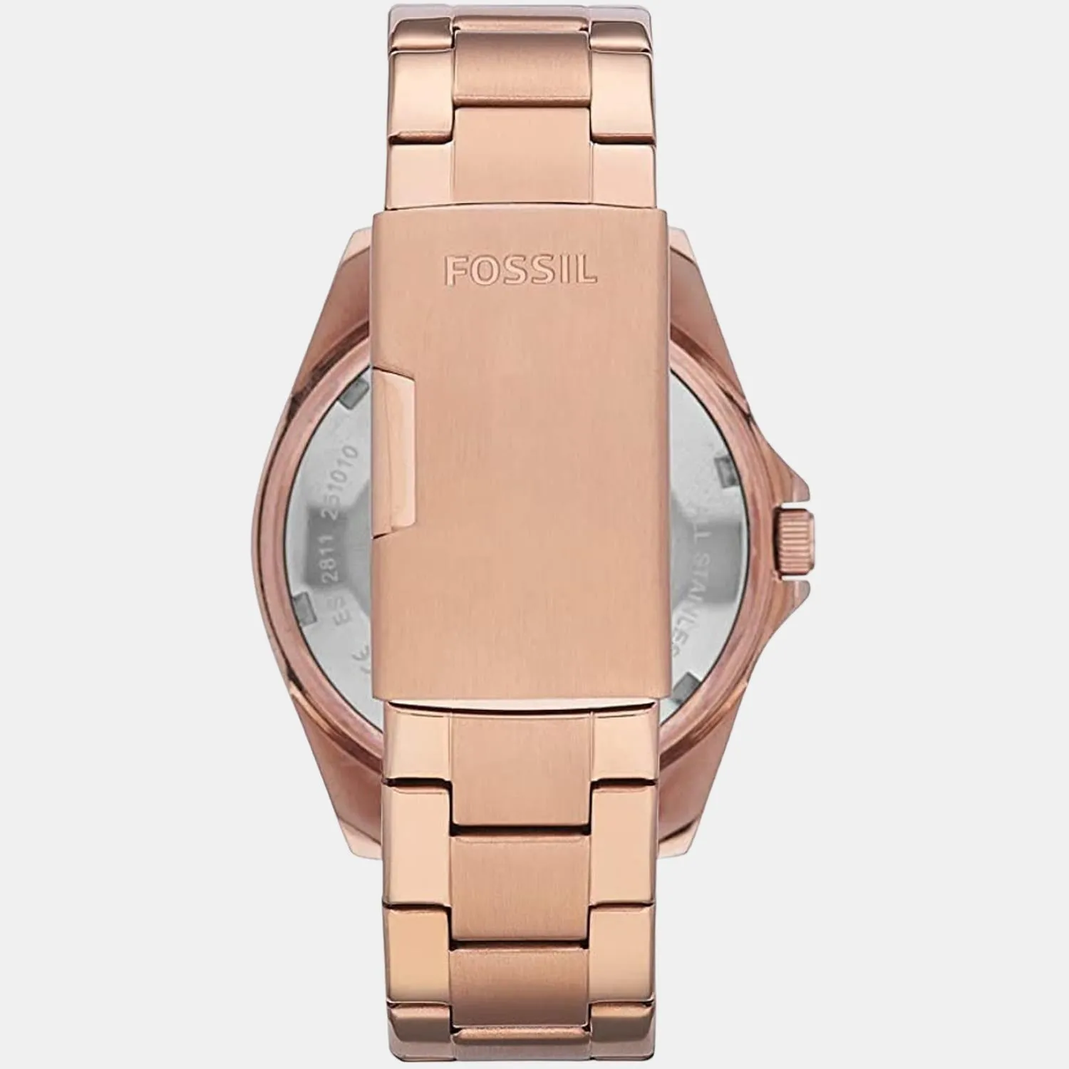 Women's Rose Gold Stainless Steel Chronograph Watch ES2811I