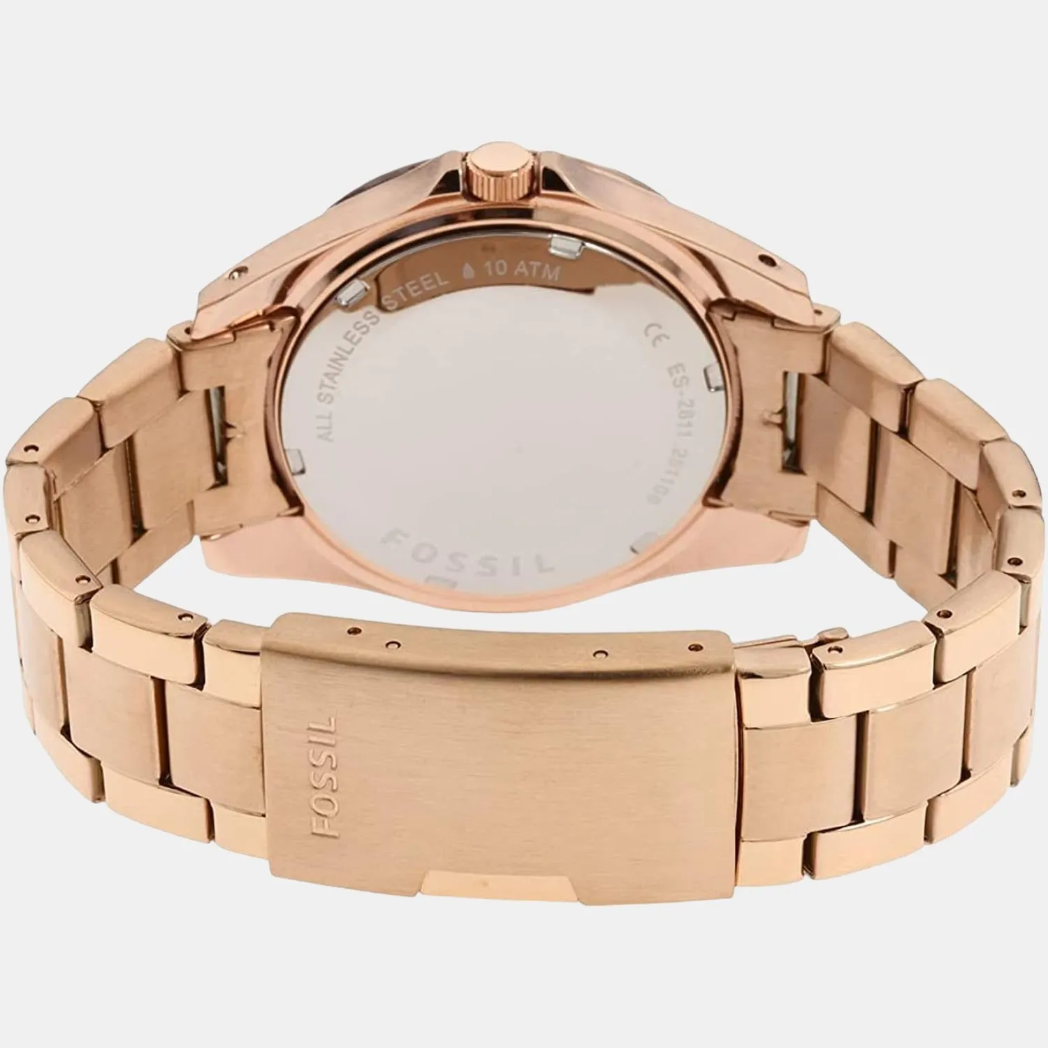 Women's Rose Gold Stainless Steel Chronograph Watch ES2811I