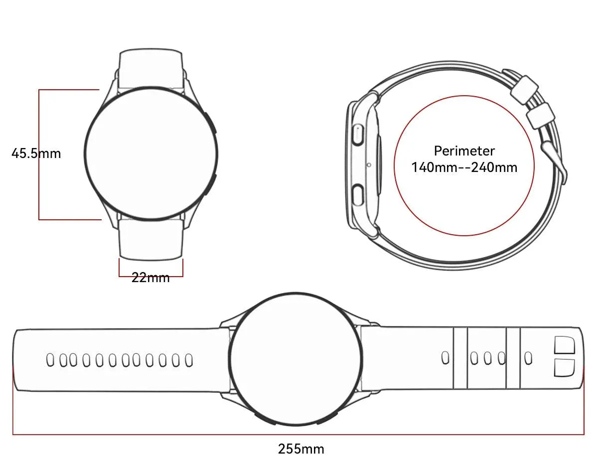 World Premiere Blackview Smartwatch X20 AMOLED Display Hi-Fi Bluetooth