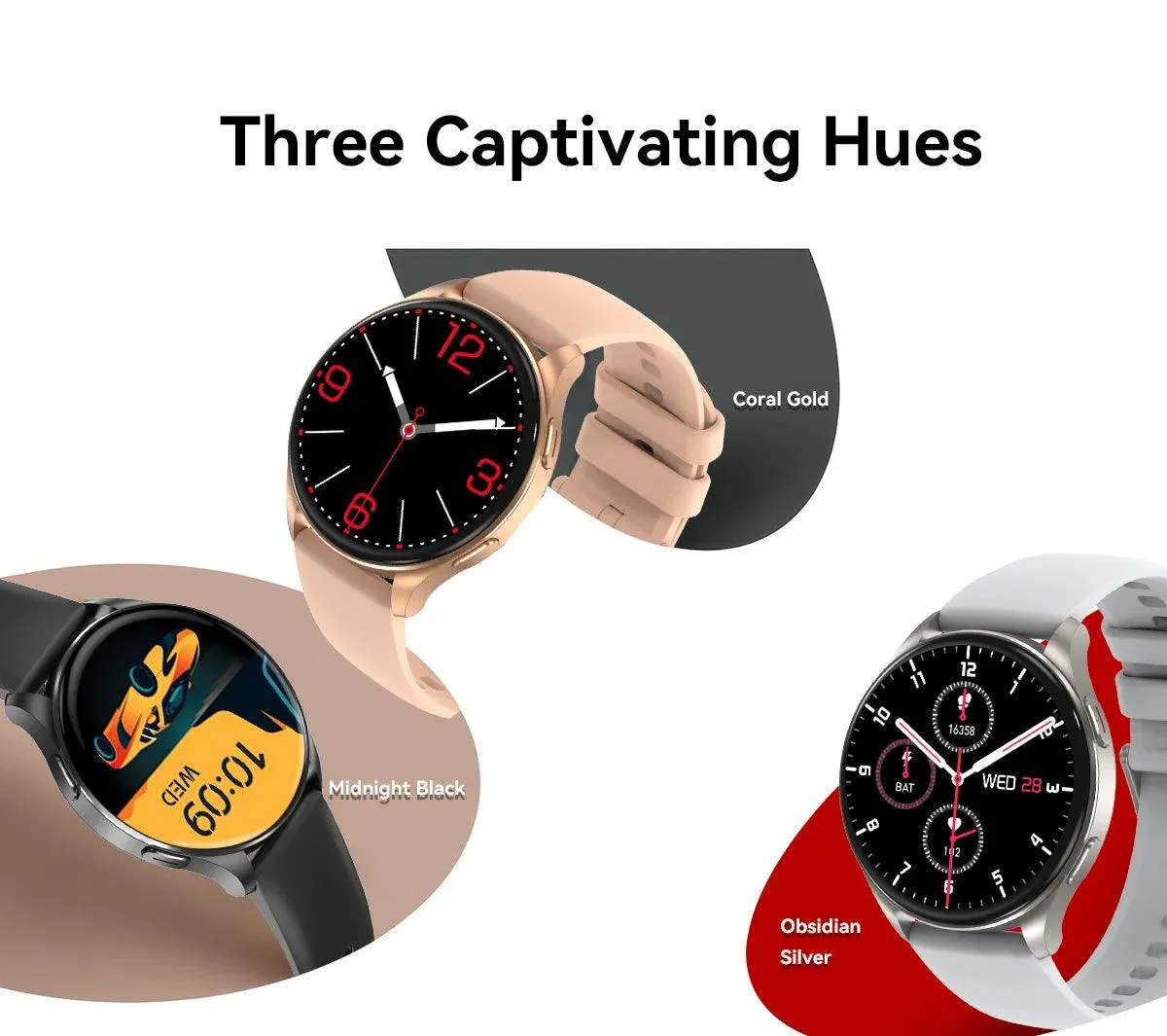 World Premiere Blackview Smartwatch X20 AMOLED Display Hi-Fi Bluetooth
