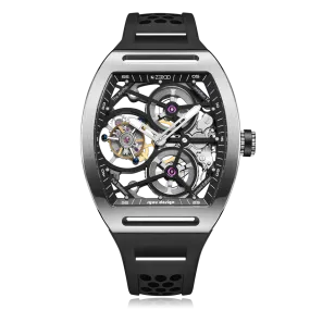 ZEROO T4 THE ARCHER FULL SKELETON TOURBILLONMANUAL TOURBILLON WATCH FOR GENTS - ZT004SBK