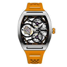 ZEROO T4 THE ARCHER FULL SKELETON TOURBILLONMANUAL TOURBILLON WATCH FOR GENTS - ZT004SOR