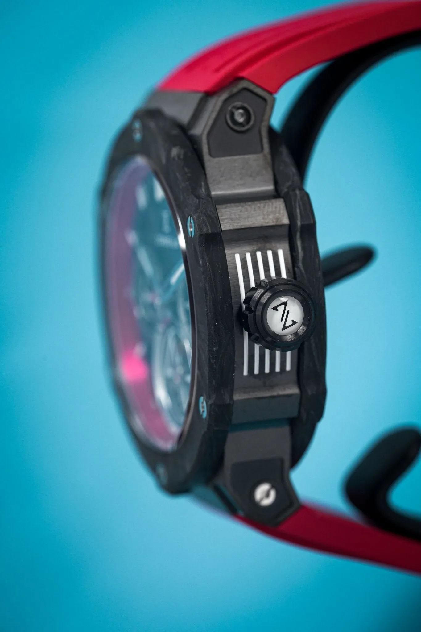 Zorbello Watch T1 Tourbillon Red Super-Luminova® ZBAB004 *Free Watch Winder*